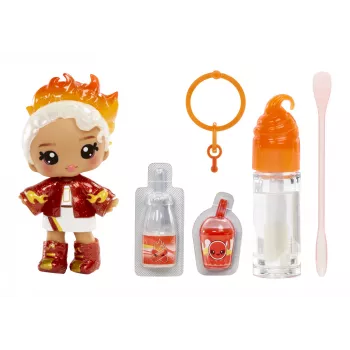 Boneca Yummiland Lip Gloss MGA Entertainment Série 2 - Cinnamon Spice (Amber Cinnamon)