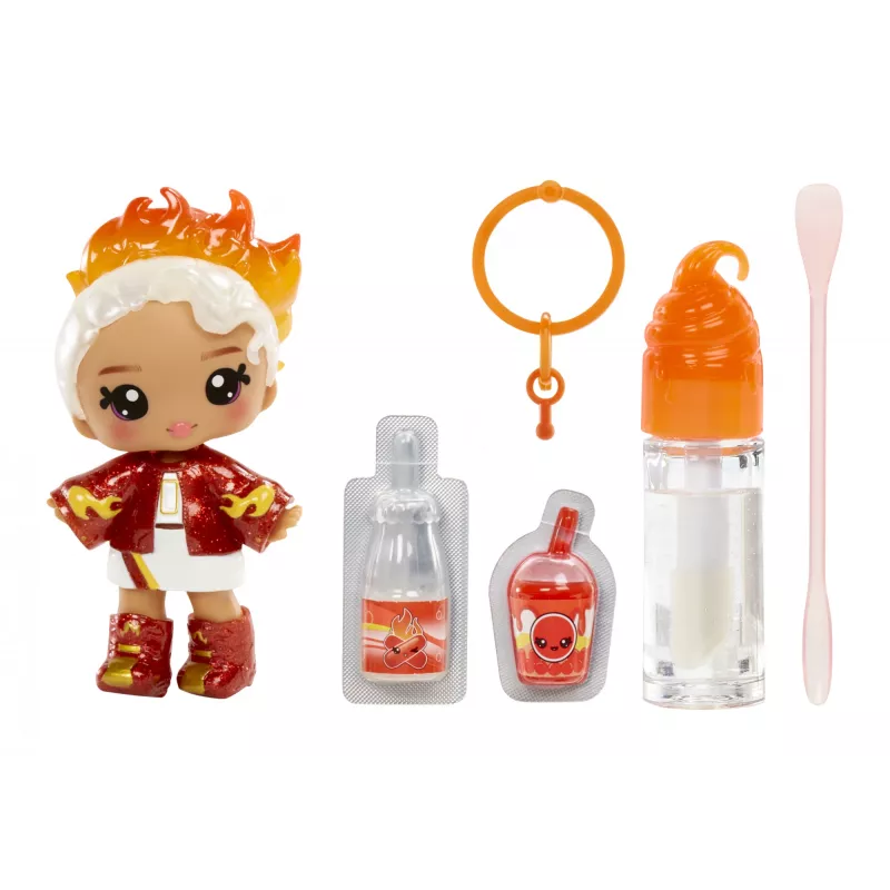 Boneca Yummiland Lip Gloss MGA Entertainment Série 2 - Cinnamon Spice (Amber Cinnamon)