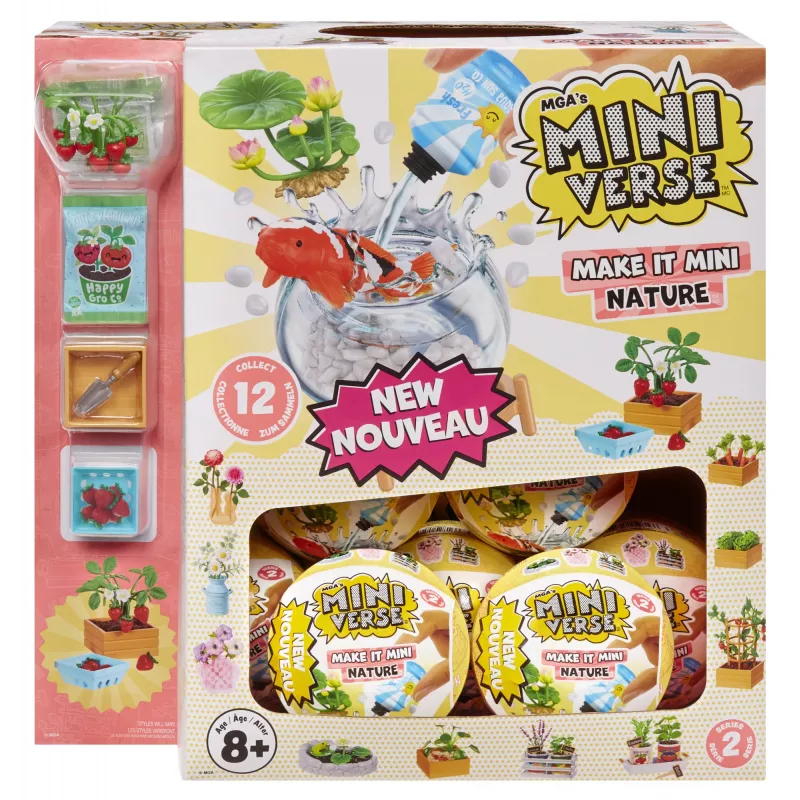 Miniverse MGA's - Make It Mini Nature Série 2 em PDQ, 8 anos, multicolor, plástico