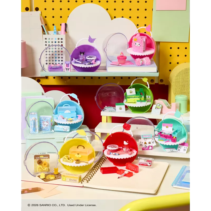 Miniverse Make It Mini Hello Kitty and Friends Série 3, 8 anos, Hello Kitty, multicolor, plástico, resina