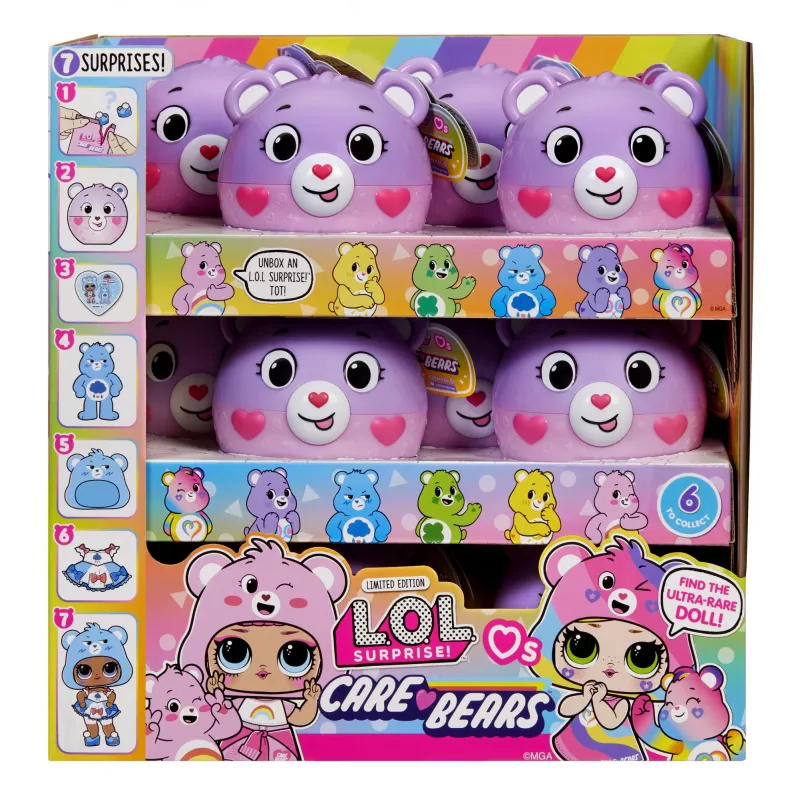 L.O.L. Surprise L.O.L. Surprise Loves Care Bears Tots Asst em PDQ