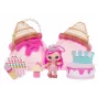 MGA Entertainment Yummiland Beauty Bag Playset + Boneca Lip Gloss - Ice Cream Beauty Bag