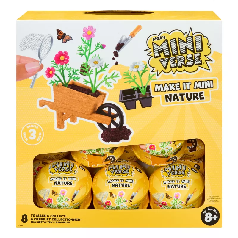 Miniverse Make It Mini Nature - Série 3, 8 ano(s), multicolor, plástico