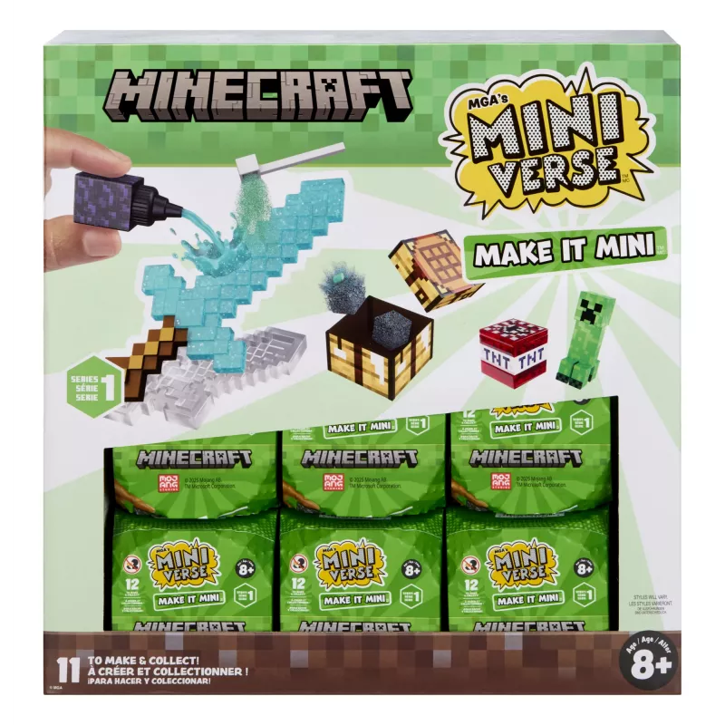 Miniverse Make It Mini Minecraft, 99 anos, 1000 cm³, 22000 cm³