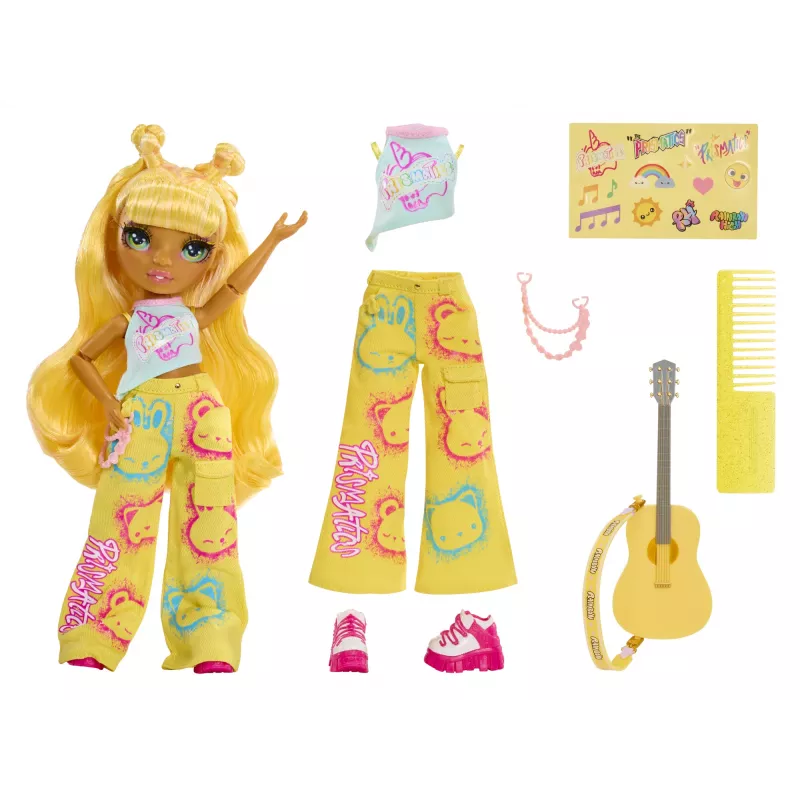Bonecas de moda Rainbow High Junior High Jr High Rockband - Sunny