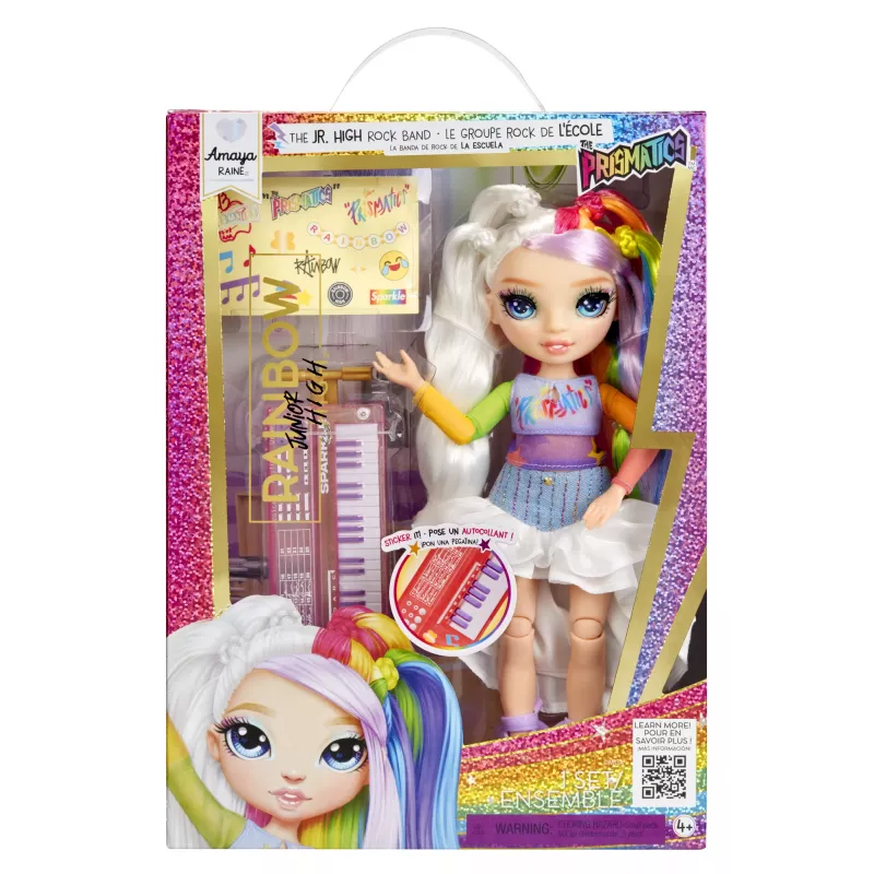 Bonecas de moda Rainbow High Jr High Rockband - Amaya, boneca de moda, feminino, 4 ano(s), menino/menina, multicolor