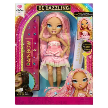 Bonecas de moda Rainbow High Be Dazzling - Adeline Rose (rosa)