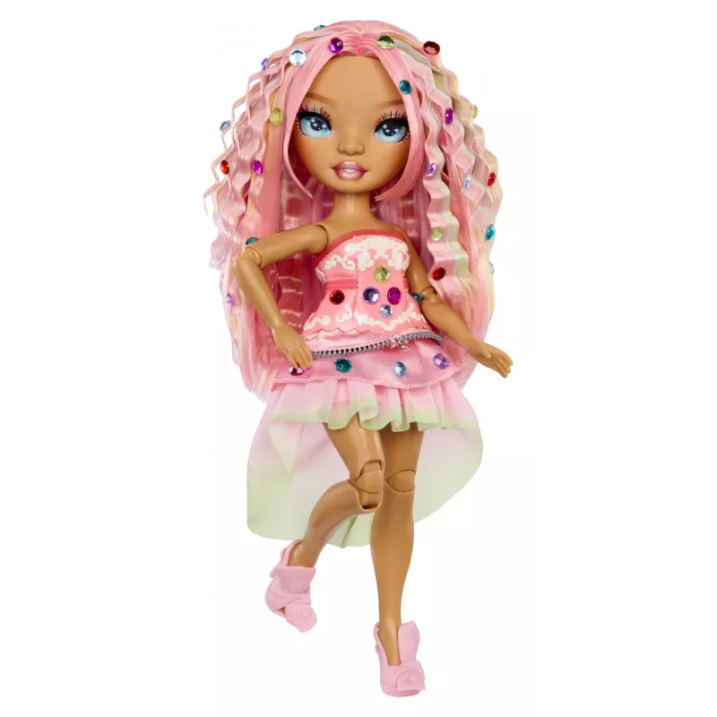 Bonecas de moda Rainbow High Be Dazzling - Adeline Rose (rosa)