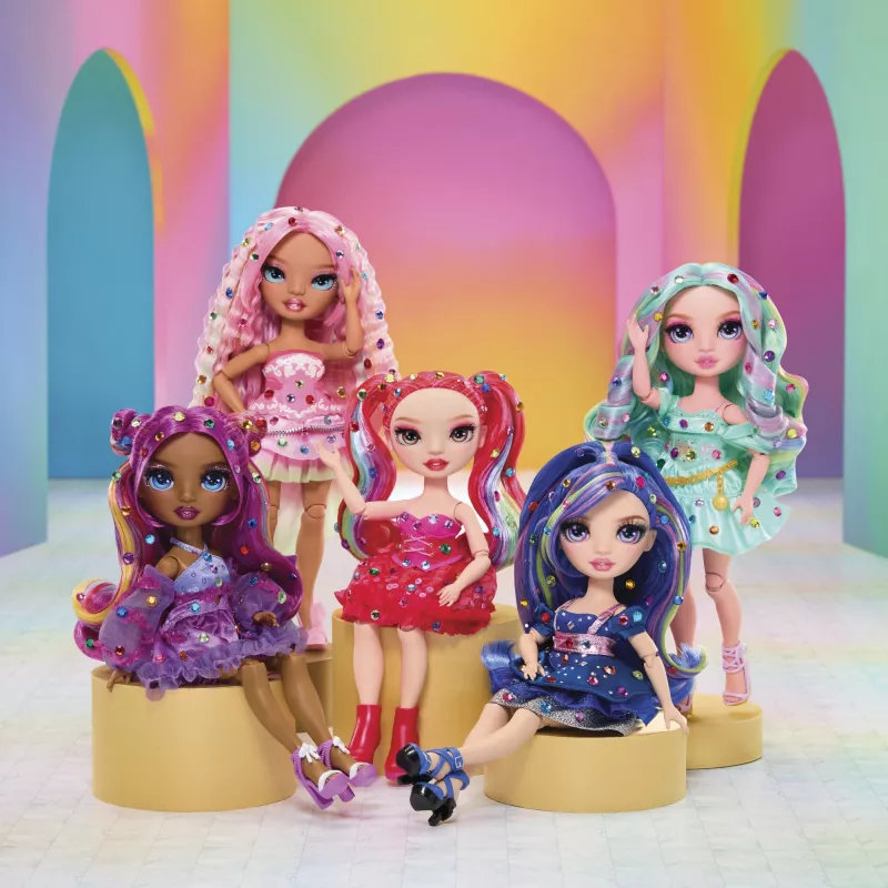 Bonecas de moda Rainbow High Be Dazzling - Adeline Rose (rosa)