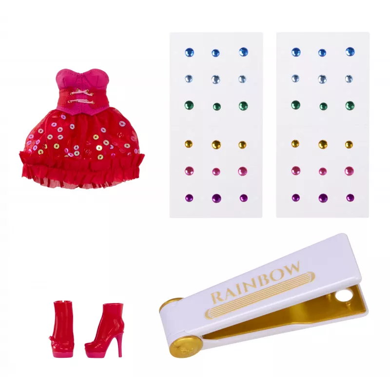 Bonecas de moda Rainbow High Be Dazzling - Vivienne Rouge (vermelho)