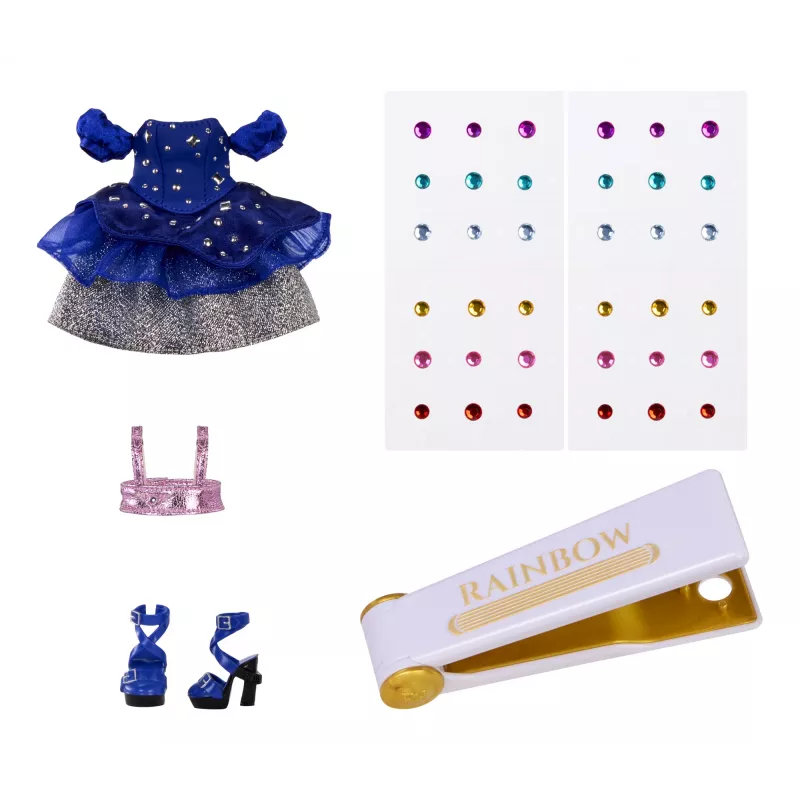 Bonecas de moda Rainbow High Be Dazzling - Genevieve Bleue (azul)