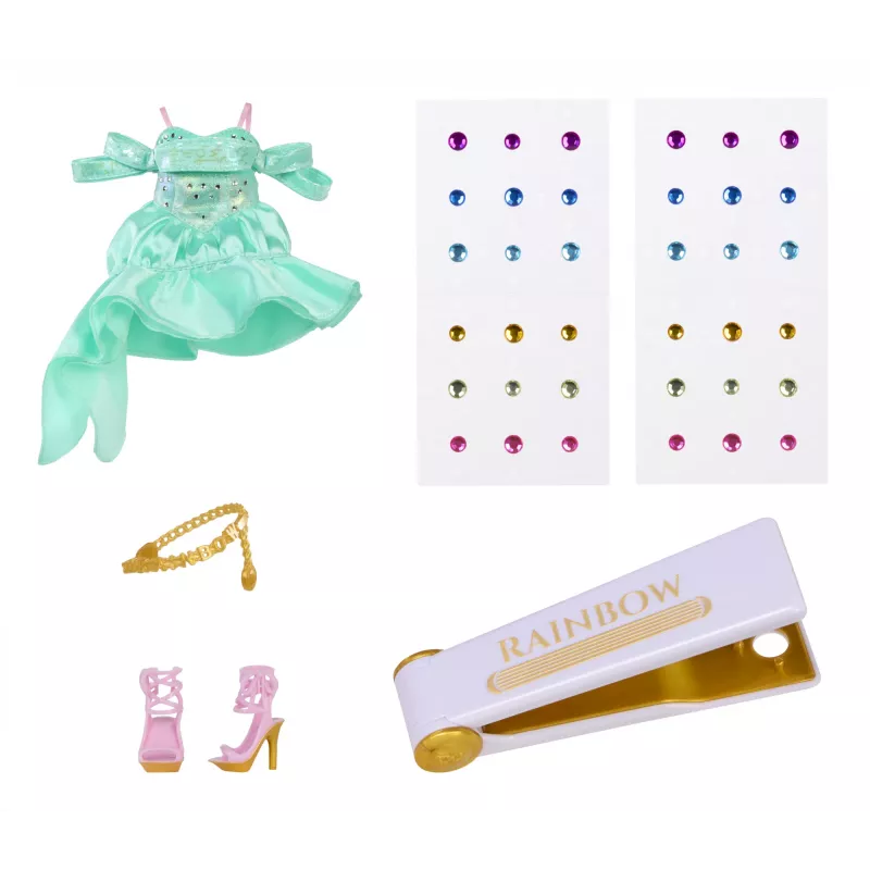 Bonecas de moda Rainbow High Be Dazzling - Celine Türkis (turquesa)