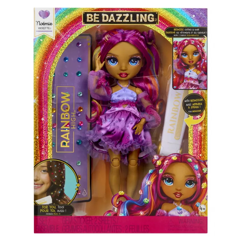 Bonecas de moda Rainbow High Be Dazzling - Noémie Violette (violeta)