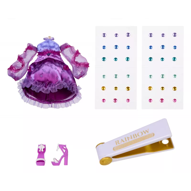 Bonecas de moda Rainbow High Be Dazzling - Noémie Violette (violeta)