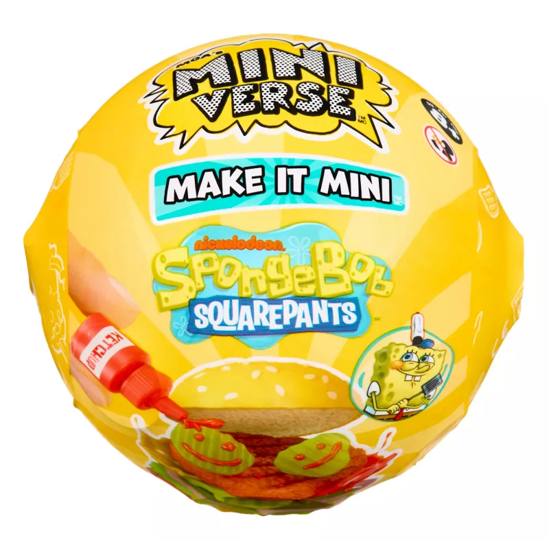 Miniverse Make It Mini SpongeBob SquarePants, 8 anos, multicolor
