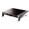 Suporte para monitor de computador Fellowes com 5 regulações de altura - elevação de monitor Office Suites com compartimento de arrumação - suporte para monitor ergonómico ajustável para computador - peso máx. 36 kg/tamanho máx. 28 polegadas - grafite