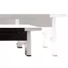 Suporte para monitor de computador Fellowes com 5 regulações de altura - elevação de monitor Office Suites com compartimento de arrumação - suporte para monitor ergonómico ajustável para computador - peso máx. 36 kg/tamanho máx. 28 polegadas - grafite