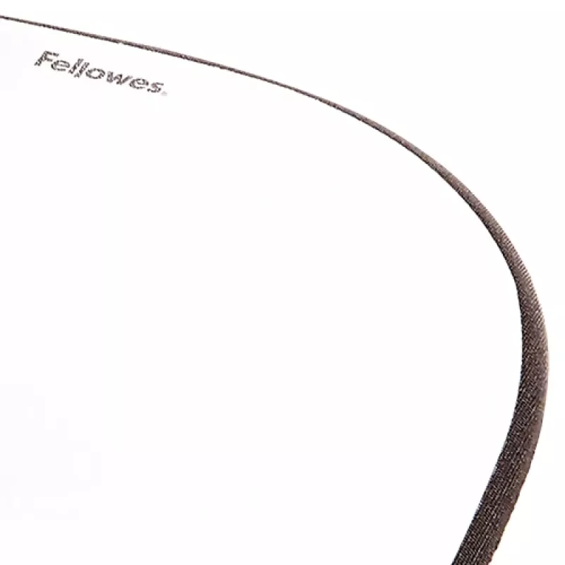 Tapete de rato com apoio de pulso Fellowes Mouse Mat Wrist Support - tapete de rato em espuma viscoelástica com almofada macia - tapete de rato ergonómico para computador, portátil, home office - compatível com ratos laser e óticos - prata