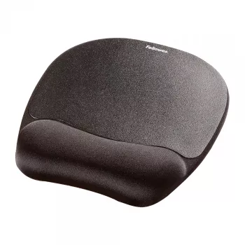 Tapete de rato com apoio de pulso Fellowes em espuma viscoelástica tapete de rato ergonómico preto