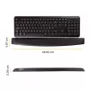 Apoio de pulso para teclado Fellowes – apoio de pulso em espuma viscoelástica – apoio de pulso ergonómico para computador, portátil, home office – preto