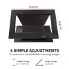 Suporte para portátil Fellowes Designer Suites, suporte para portátil, preto, plástico, 43,2 cm (17 polegadas), 11,3 kg, FIRA International, EN ISO 9241-5