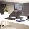 Suporte para portátil Fellowes Designer Suites, suporte para portátil, preto, plástico, 43,2 cm (17 polegadas), 11,3 kg, FIRA International, EN ISO 9241-5