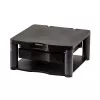 Suporte para monitor de computador Fellowes com 3 regulações de altura – Premium Monitor Riser Plus com gestão de cabos – suporte para monitor ergonómico ajustável para computador – peso máx. 36 kg / tamanho máx. 21 polegadas – grafite