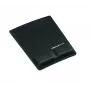 Apoio de pulso para tapete de rato Fellowes - tapete de rato Health-V com proteção antibacteriana - tapete de rato ergonómico para computador, portátil, home office - preto