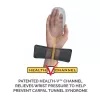 Apoio de pulso para tapete de rato Fellowes - tapete de rato Health-V com proteção antibacteriana - tapete de rato ergonómico para computador, portátil, home office - preto