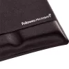 Apoio de pulso para tapete de rato Fellowes - tapete de rato Health-V com proteção antibacteriana - tapete de rato ergonómico para computador, portátil, home office - preto