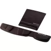 Apoio de pulso para tapete de rato Fellowes - tapete de rato Health-V com proteção antibacteriana - tapete de rato ergonómico para computador, portátil, home office - preto