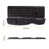 Fellowes apoio de pulso para teclado - apoio de pulso Health-V com proteção antibacteriana - apoio de pulso ergonómico para computador, portátil, home office - preto