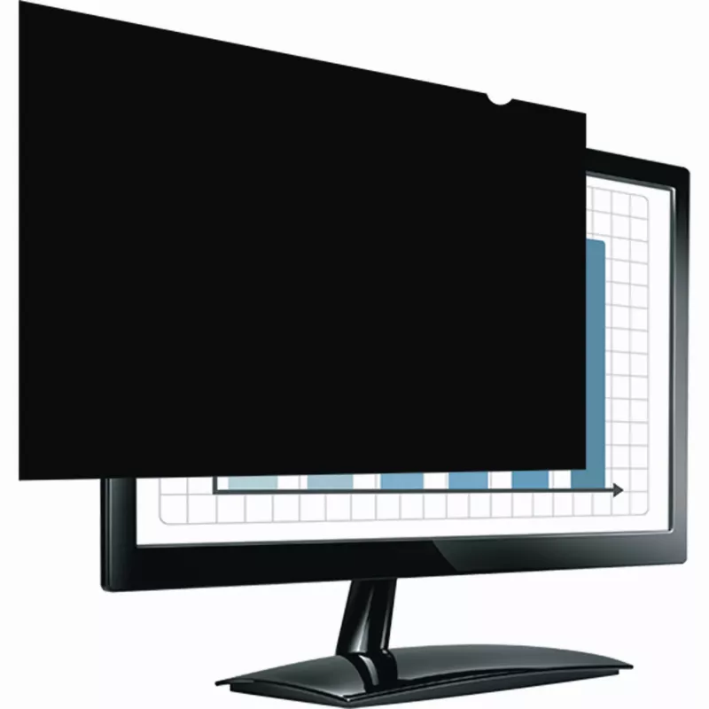 Filtro de privacidade Fellowes PrivaScreen Blackout padrão, 43,2 cm (17