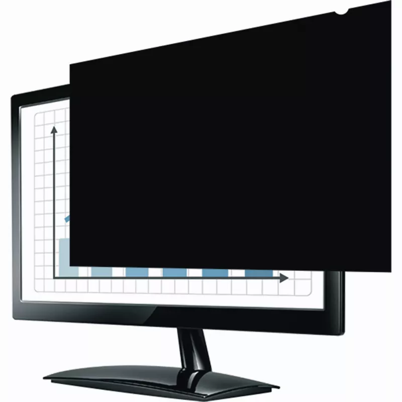 Filtro de privacidade Fellowes PrivaScreen Blackout padrão, 43,2 cm (17