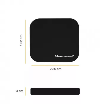 Tapete de rato Fellowes 5933907 preto