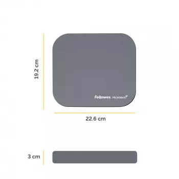 Tapete de rato Fellowes 5934005 prateado