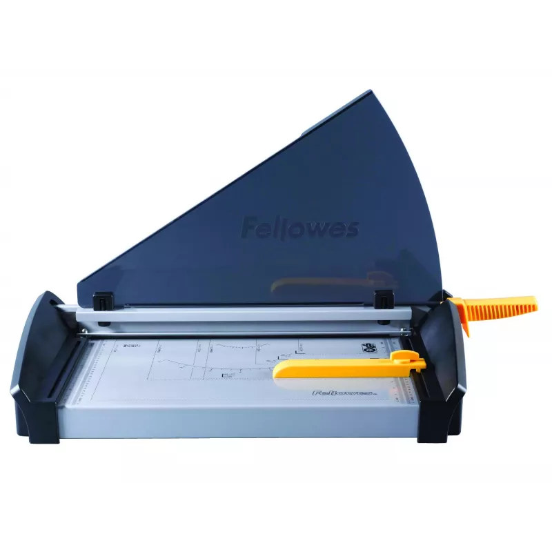 Cortador de papel Fellowes Plasma A3/180 – comprimento de corte 46 cm, capacidade 40 folhas, grafite/prateado/amarelo