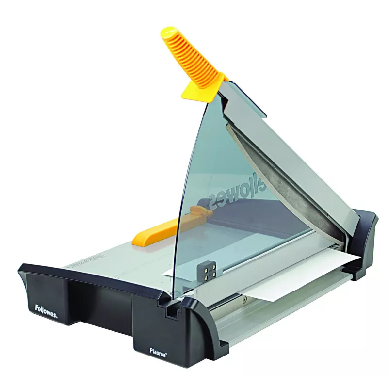 Cortador de papel Fellowes Plasma A3/180 – comprimento de corte 46 cm, capacidade 40 folhas, grafite/prateado/amarelo