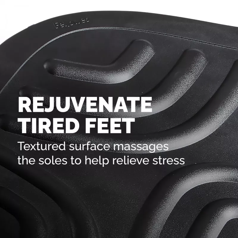 Repousa-pés Fellowes para debaixo da secretária – repousa-pés Smart Suites, ergonómico – repousa-pés para escritório e casa – preto