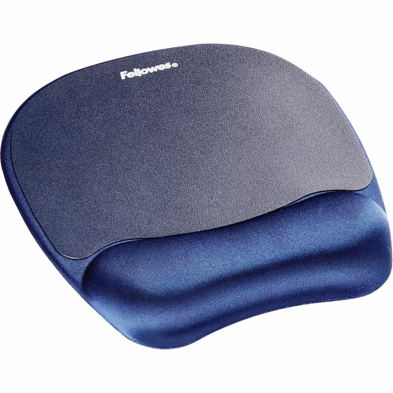 Tapete de rato/apoio de pulso Fellowes Memory Foam safira