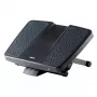 Repousa-pés Fellowes para debaixo da secretária – repousa-pés ergonómico Professional Series com 3 alturas ajustáveis e superfície de massagem – banco repousa-pés para escritório e casa – preto