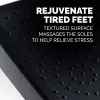 Repousa-pés Fellowes para debaixo da secretária – repousa-pés ergonómico Professional Series com 3 alturas ajustáveis e superfície de massagem – banco repousa-pés para escritório e casa – preto
