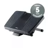 Repousa-pés Fellowes para debaixo da secretária – repousa-pés ergonómico Professional Series com 3 alturas ajustáveis e superfície de massagem – banco repousa-pés para escritório e casa – preto