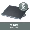 Repousa-pés Fellowes para secretária – repousa-pés Professional Series, repousa-pés ergonómico com 3 posições ajustáveis em altura e superfície antiderrapante – repousa-pés para escritório e casa – preto