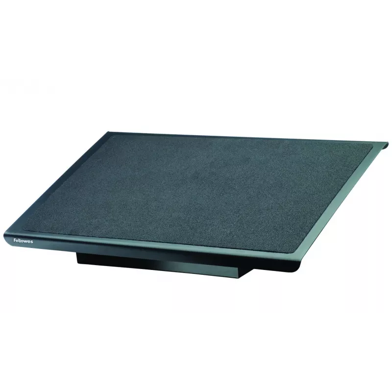 Repousa-pés Fellowes para secretária – repousa-pés Professional Series, repousa-pés ergonómico com 3 posições ajustáveis em altura e superfície antiderrapante – repousa-pés para escritório e casa – preto