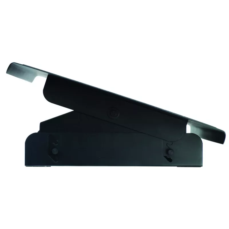 Repousa-pés Fellowes para secretária – repousa-pés Professional Series, repousa-pés ergonómico com 3 posições ajustáveis em altura e superfície antiderrapante – repousa-pés para escritório e casa – preto
