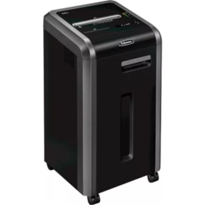 Destruidora de documentos Fellowes Powershred 225i corte em tiras, corte em tiras, 24 cm, 5,8 mm, 60 L, 4 rodas, 4800 mm/min