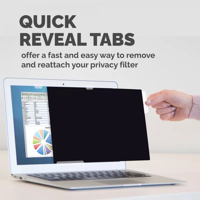 Filtro de privacidade Fellowes PrivaScreen 39,6 cm (15,6 polegadas) para monitor/portátil sem moldura