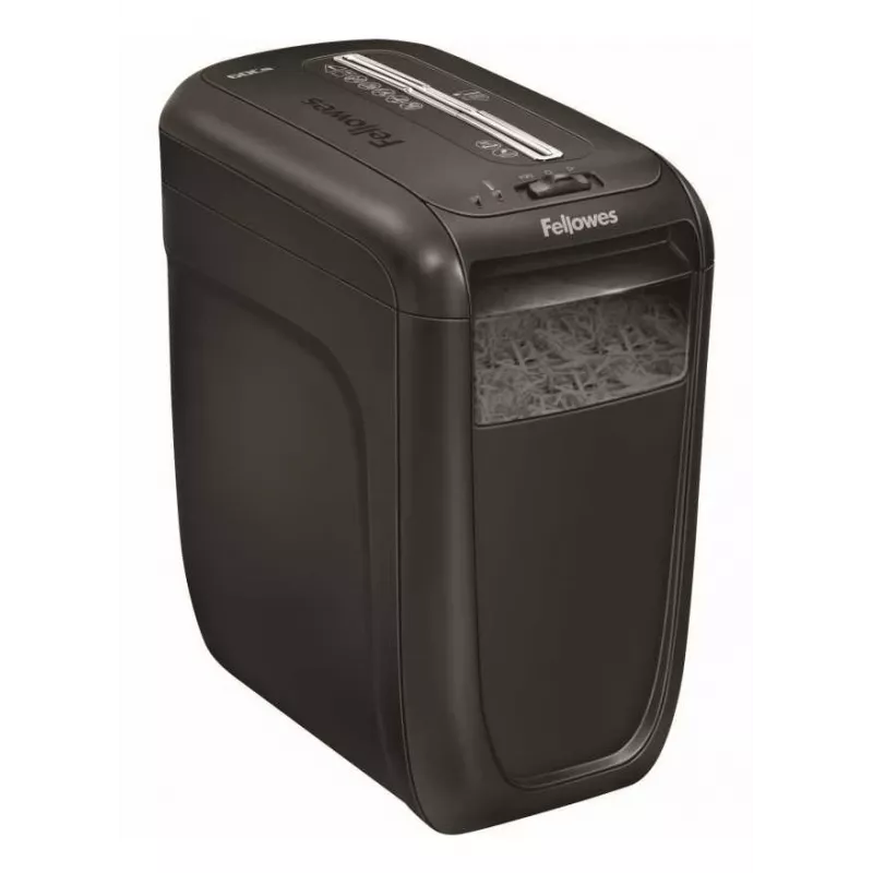 Destruidora de documentos Fellowes 60Cs corte cruzado 72 dB 23 cm preto