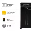 Destruidora de documentos Fellowes 325Ci 24 folhas corte em partículas com recipiente de 83 litros, alto nível de segurança P4